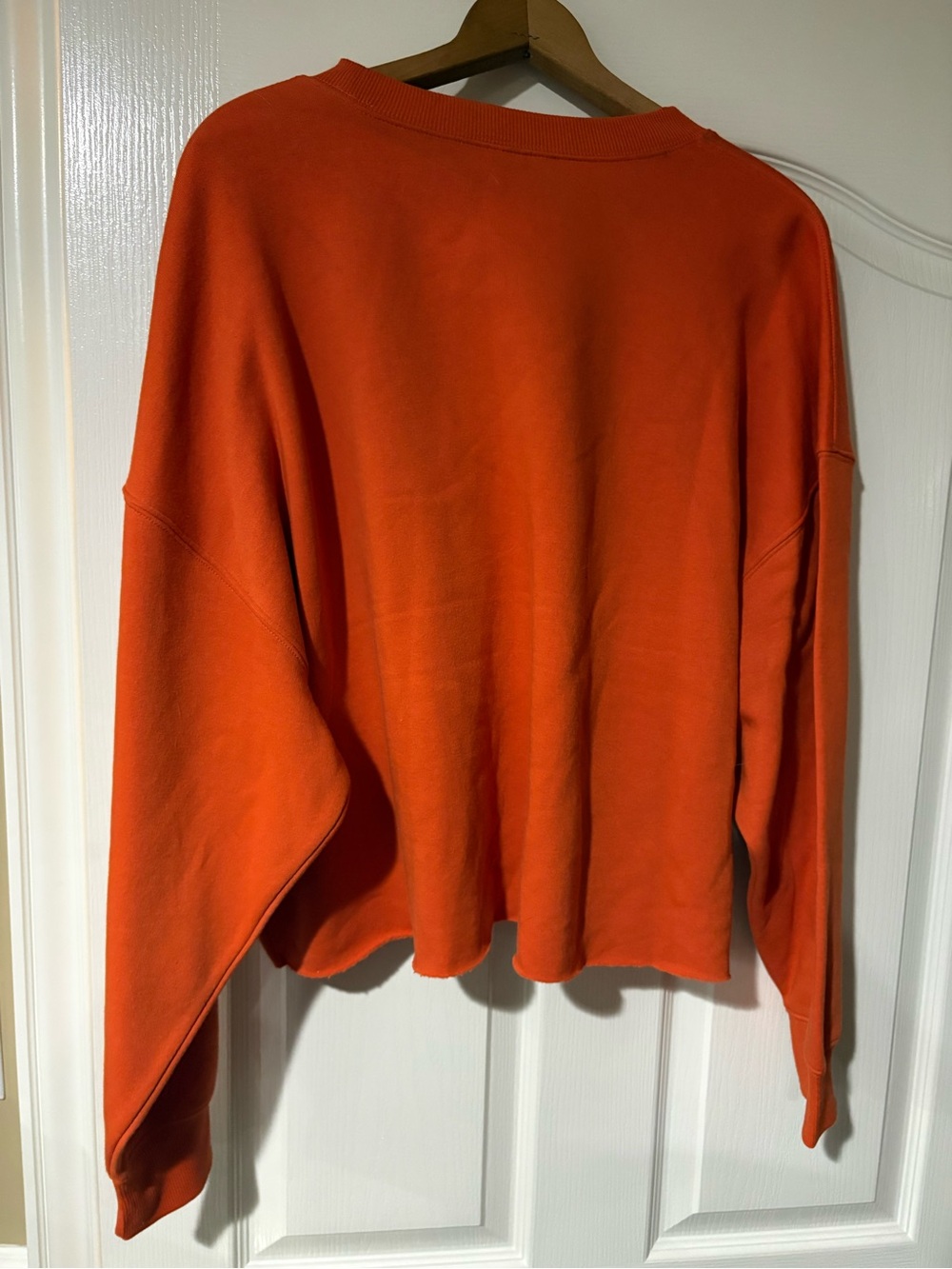 Wild Fable- Women’s Orange Crewneck Pullover Sweatshirt - Picture 2 of 3